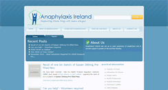 Desktop Screenshot of anaphylaxisireland.ie